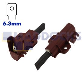 Originele koolstofborstels voor Indesit Motor 3e type (31 mm x 12 mm x 5 mm, pakket van 2)