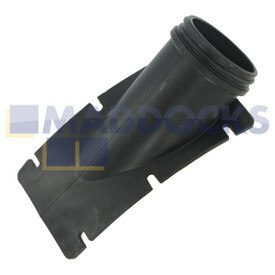 Echte originele Numatic 6-groeftype gebogen cyclonische inlaatconnector