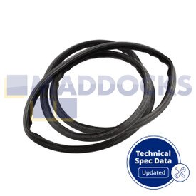 Originele binnenpakkingsafdichting voor ovendeur van Beko D653W, DCG8621SI, DCG8621W, DV655S; Stoves, Belling, New World