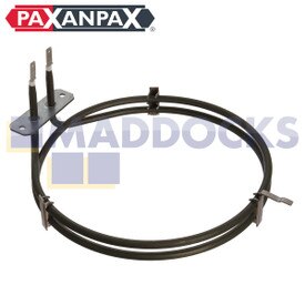 Compatible for Ariston, Bauknecht, Hotpoint, Ikea, Indesit Whirlpool Fan Oven Element (1800W, 230V)