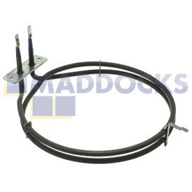 Echte originele Indesit KFW3800, IFW6300, IFW4840-serie, IFW3841PIXUK; Hotpoint SA2840PIX, SA2844HIX, SA3340HIX Serie Ventilator Oven Element (1800W, 240V)