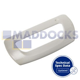 Compatibel met Electrolux EUC19291W, ERC25391W8, ERC34291W8, ERA34291W8; Frigidaire FRCLF185W, FRCF185W; Zanussi ZFU20232WA, ZRA33400WA-serie koelkastvriezer deurhendel