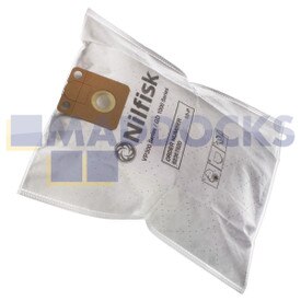 Echte originele Nilfisk SALTIX 10, VP300 ECO, VP300 HEPA serie SMS-stofzakken (10 stuks)