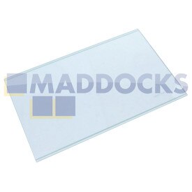 Echte originele Beko SN140220, SS140020 Type koelkast vriezer glazen plank (463 mm x 285 mm x 4 mm)