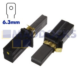 Origineel door Ametek Lamb geproduceerde koolostofborstels voor 7,2" 220-240V motors, voor 28-Bar, 1,339" collectors (833410-53, 27mm x 14 mm x 13mm, pakket van 2)