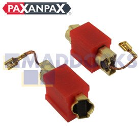 Compatibele koolborstels voor Miele-motor type rubber houder (24 mm x 15 mm x 5 mm, pakket van 2)