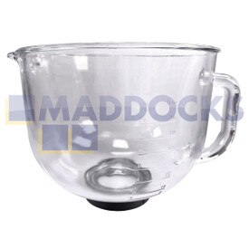 Genuine Original Kenwood KMX750BK, KMX750WH 'New Style' Mixing Bowl Glass Bowl Food Processor