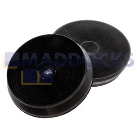 Compatibel koolstoffilter Beko ACK62259 (130 mm x 149 mm, pakket van 2)