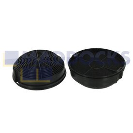 Universele Elica 'Type 47' koolstof-koolstof afzuigkapfilters (150 mm x 50 mm, set van 2)