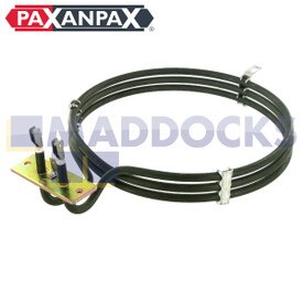 Compatibel ventilatieovenelement voor Zanussi BM, BMC, BMN, BMS, BMW, BMX, BST, FMC, GIX, HM, HMW; Moffat, MS60, MS65; Thorn BS690GR (2500 W)