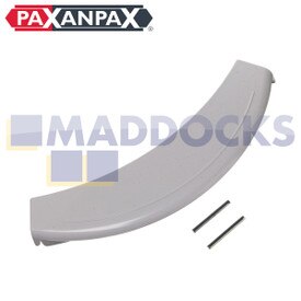Compatibele witte plastic deurhendel voor Bosch WAE, WFC, WFL, WFO, WFR, WFX, WFL, WLF, WLX; Siemens WIQ1633, WXD1260, WXLM112