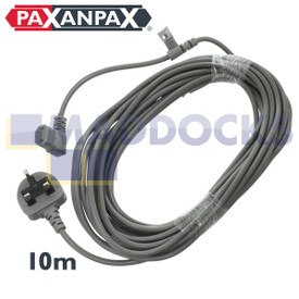 Compatibele kabel van 0,75 mm x 10 m met 2 pinnen met plug van 10 amp voor Kirby Generation