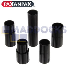 Universal Vacuum Cleaner Power Tool & Dust Extraction 35mm, 32mm & 30mm Hose Adaptor Kit (Pack of 5)