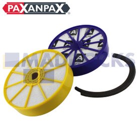 Pakket met twee compatibele wasbare HEPA-filters en afdichting voor Dyson DC07 (pakket van 2)