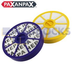 Pakket met twee compatibele HEPA-filters en afdichtingsset voor Dyson DC05/08 (pakket van 2)