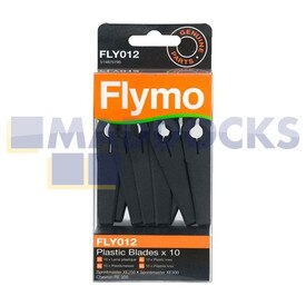 Originele plastic Flymo-bladen (pakket van 10) (FLY012)