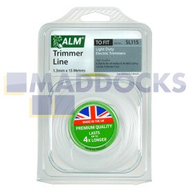 Compatibel voor ronde trimmerlijn van meerdere merken (15 m x 1,3 mm) (SL115)