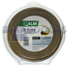 Compatibele universele toepassing Bi-Component vierkante trimmerdraad (80m x 2,4 mm) (SL324)