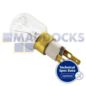 Originele voor detailhandel in doordrukstrips verpakte T-klik-koelkastgloeilamp voor Whirlpool Wpro [T25, 15W) (pakket van 1)