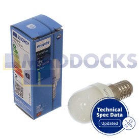Universele LED-gloeilamp voor koelast (100Lm, 1.5W, E14)