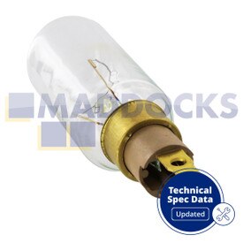 Originele T-klik-gloeilamp voor koelasten en vriezers van Whirlpool Maytag Wpro (T25 HV, 40W, 240V) (pakket van 1)