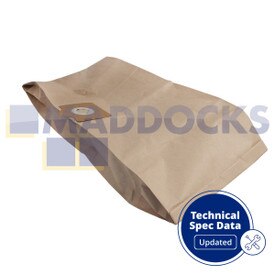 Compatibele VB156T voor Goblin Aquavac 620 Domestica; Karcher K2001, K3011, NT; Electrolux Z555; Rowenta 'ZR80' Vorace, Enduro, Multicraft; Soteco 15L & 30L-serie papieren zakken (pak van 10)