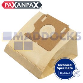 Compatibele papieren zakken VB209 voor Electrolux Boss Cylinder (pakket van 5)