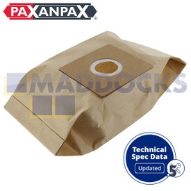 Compatibele papieren stofzakken VB214 voor Electrolux Boss 4105/4110 (pakket van 5)