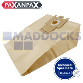 Compatibele papieren stofzakken VB376 voor Miele Type GN (pakket van 5)