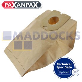 Compatibele papieren stofzakken VB463 voor Philips T520 Turbo (pakket van 5)