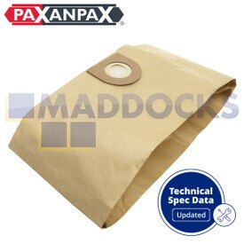 Compatibele papieren stofzakken VB483 voor Vax 2000 Canister (pakket van 5)