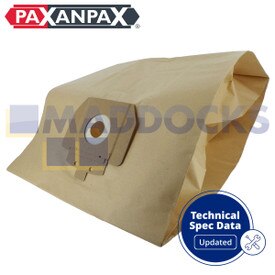 Compatibele papieren zakken VB824 voor Taski Vento 15 (pakket van 5)