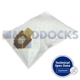 Compatibele VB841 voor Makita 446L, VC2000, VC3000, 9000 Series Stofzuiger SMS Microvezelzakken (pak van 5)