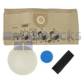 Originele papieren zakken en filterpakket voor Vax 21, 23, 2000, 4000, 5000, 6000 (pakket van 5 + 3)