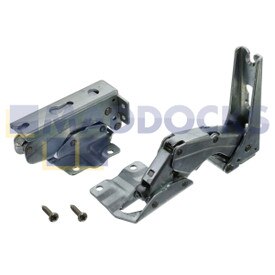 Compatibel voor BSH-groep: Bosch, Neff, Siemens Multi-model montage onderste en bovenste deurscharnierset (3702 5.0 / 3703 5.0 & 3306 5.0 / 3307 5.0)