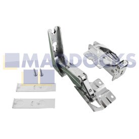 Originele door Hettich geproduceerde onderste en bovenste deurscharnierset voor meerdere modellen BSH Group: Bosch, Neff, Siemens (3702 5.0 / 3703 5.0 en 3306 5.0 / 3307 5.0)