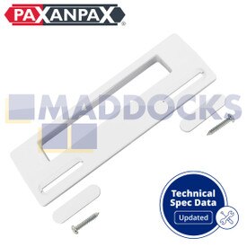Universele witte koelkasthendel (90 mm tot 170 mm)