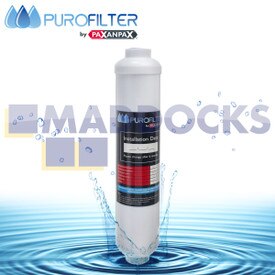 Compatibel waterfilter type WF22 (Universele 1/4" In-linebevestiging DD-7098, GXRTQR, SXS, BL-9808, DA29-10105J HAFEX/EXP, USC100-type van Purofilter, merkvoering)