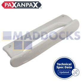 Compatibele witte plastic deurhendel voor koelkast/vriezer voor Whirlpool AFG7000, ARC1000, ARC7000, WM1649WAQUA