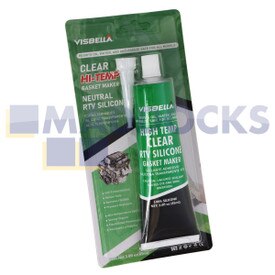 Originele door Visbella geproduceerde V354 transparante RTV Silicone pakkingsmaker die geschikt is voor temperaturen tot 260°C (85 g)