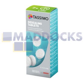 Originele TCZ6004 Tassimo-ontkalkingstabletten (4 x tabeltten per pakket = 2 x ontkalkingsbehandelingen) van BSH