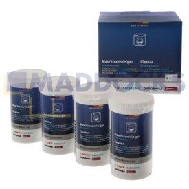 Originele wasmachinereiniger van BSH (pakket van 4, 200 g)