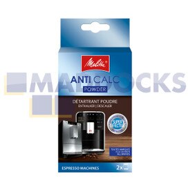 Echte, originele Melitta 'Anti-Calc' espressomachine-ontkalker ontkalkerzakjes (pak van 2 x 40 g)