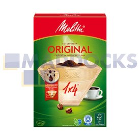Echte, originele Melitta Original 1x4 Aromapor-type koffiefilters (pak van 80)
