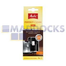 Originele reinigingstabletten van Melitta 'Perfect Clean' voor espressoapparaten (1,8 g, pakket van 4 stuks)