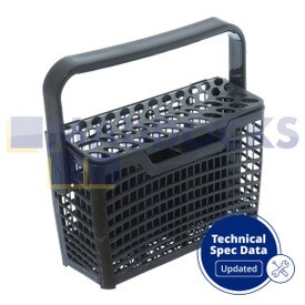 Originele door Electrolux geproduceerde complete witte plastic bestekbak voor meerdere modellen AEG, Electrolux, Elektro Helios, Privileg, Rex, Zanussi