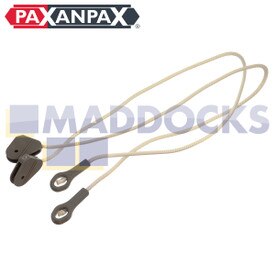 Compatible for Beko Produced Multi-Model Fitting 395mm Long Thread Length Grey Ended Type Dishwasher Door Hinge Brake Ropes (Pack of 2)