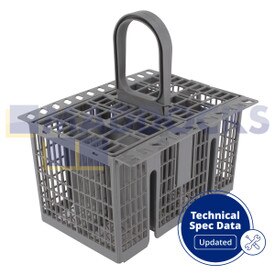Compatibelmet Indesit, Hotpoint FDF, FDL, LBF, LKF, LFT, LFSA-serie grijze bestekmand