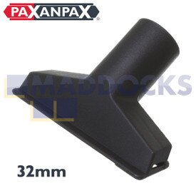 Universele zwarte plastic tapijtreiniger (32 mm)