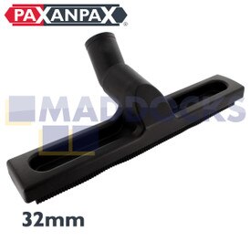 Universele zwarte plastic zuigmond met trekker met rubber bladen (32 mm x 300 mm)